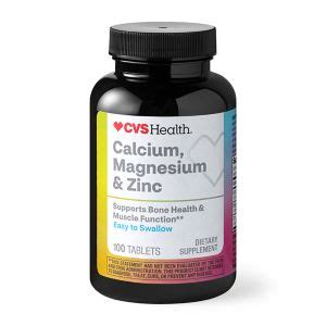 Customer Reviews: CVS Health Calcium, Magnesium & Zinc Tablets, 100 CT ...