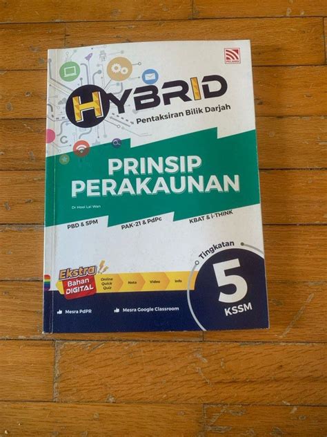 Hybrid Prinsip Perakaunan Tingkatan Kssm Hobbies Toys Books