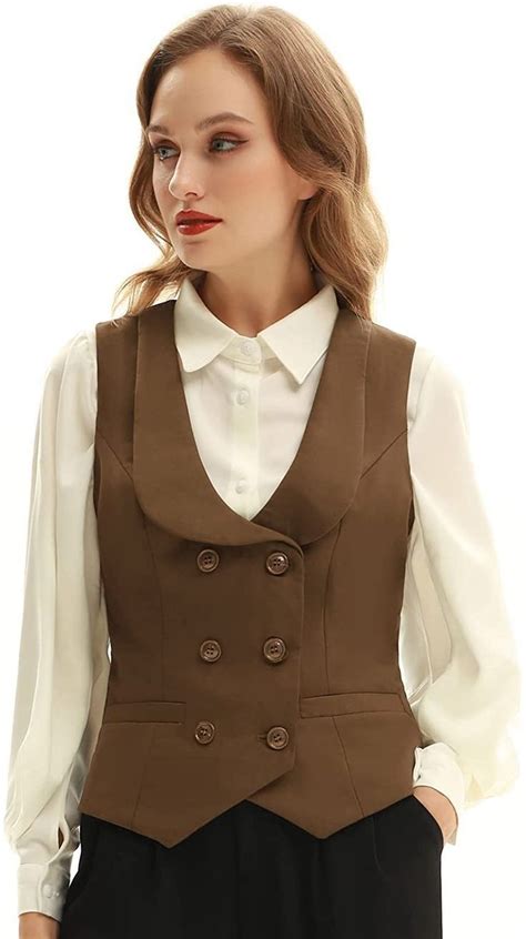 Brown Suit Vest Brown Suits Vest Outfits For Women Outfits Dressy Waistcoat Outfit Vest