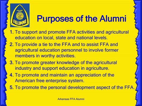 Ppt The Ffa Alumni Powerpoint Presentation Free Download Id2764067