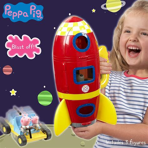 Peppa Pig Spaceship Adventure Playset with Moon Buggy – TopToy