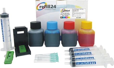 Refill Kit Di Ricarica Compatibile Per Cartucce D Inchiostro Hp