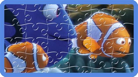 Finding Nemo Disney Pixar Jigsaw Puzzles Nemo Marlin Dory Swimming