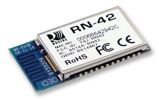 RN42 I RM MICROCHIP RN 42 Series Class 2 Bluetooth Module With On