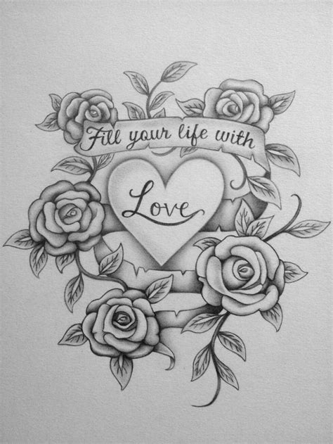 love drawings pencil drawings sketches freecreatives