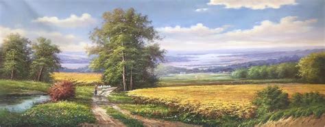 Country Road Landscape Painting