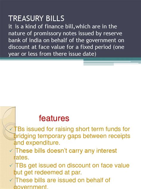 Treasury Bills | PDF | Reserve Bank Of India | United States Treasury ...