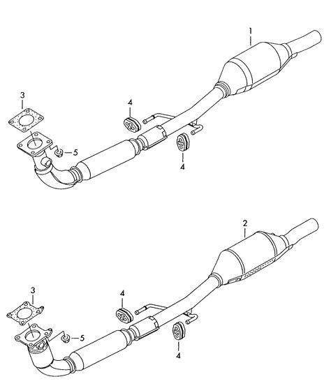 Volkswagen Polo Rura Wydechowa Z Katalizatorem Vag