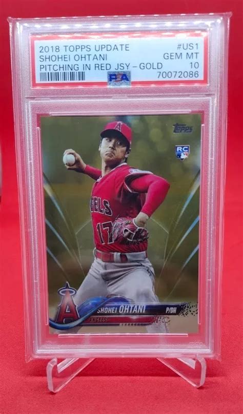 Shohei Ohtani 2018 Topps Update Us1 Gold 2018 Price Guide Sports