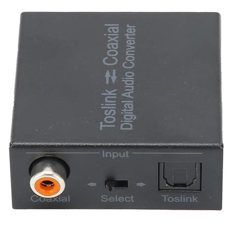 Fdit Adaptateur Coaxial Optique Convertisseur Audio Optique Vers