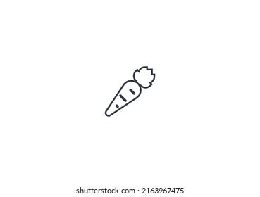 Carrot Vector Flat Emoticon Isolated Carrot Stock Vector (Royalty Free ...