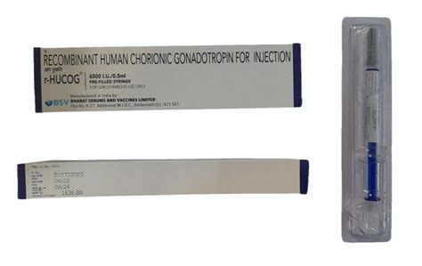 Recombinant Human Chorionic Gonadotropin Injections Packaging Size 0