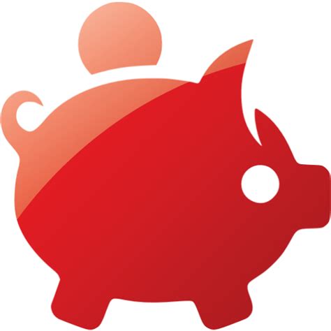 Web 2 Ruby Red Moneybox Icon Free Web 2 Ruby Red Money Box Icons