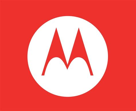 Motorola Brand Logo Phone Symbol White Design Usa Mobile Vector