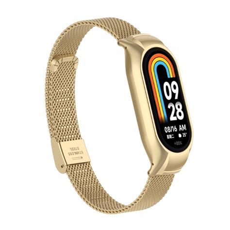 Xiaomi Mi Band 8 Metal Case (Retro Gold) - Isa Shopping