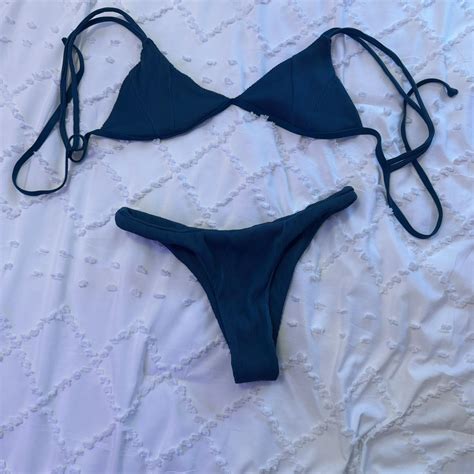 Kulani Kinis Bikini Set Never Worn Bottoms Depop