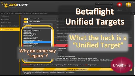 Flashing Betaflight Unified Targets Youtube