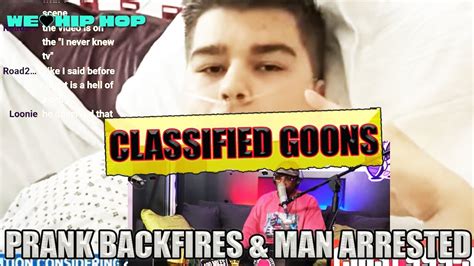 Youtuber Classified Goons Shot After Prank Goes Too Far Youtube