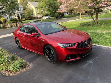 The 2020 Acura TLX A-Spec PMC Edition arrived in dashing "Valencia Red ...