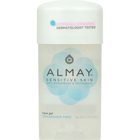 Almay Anti Perspirant Deodorant Sensitive Skin Clear Gel Oz