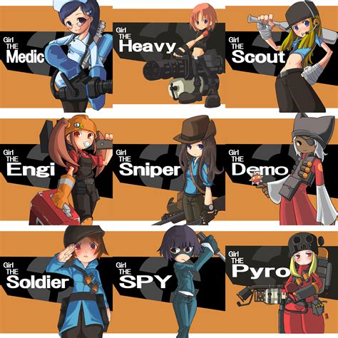 Team Fortress 2 Anime Girls