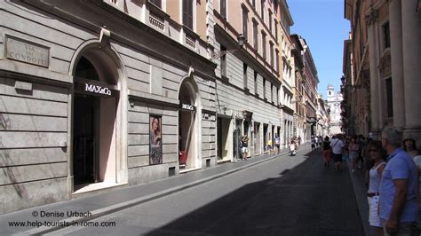 via-condotti-shopping-street-rome : HelpTourists in Rome