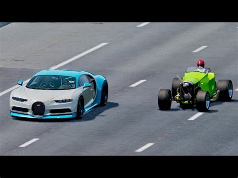 Bugatti Chiron Vs AirPlane Car Top Speed Battle YouTube