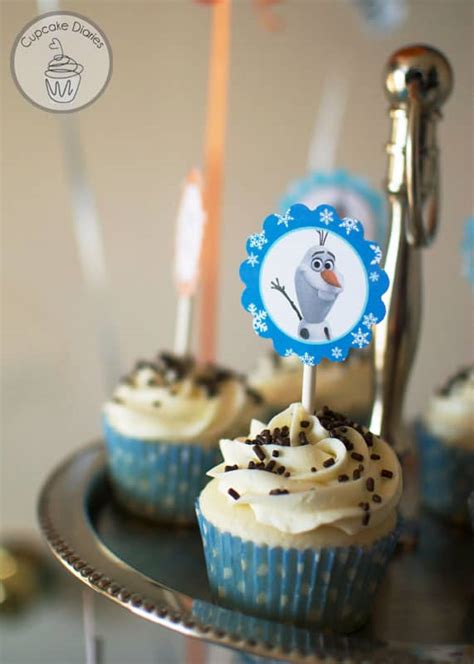 Simple Olaf Birthday Party Cupcake Diaries