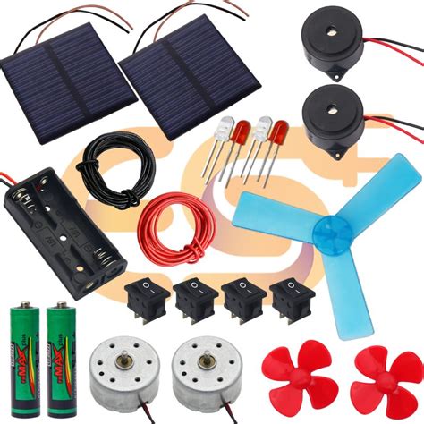 Double Solar Power Kit: DIY Solar Energy Experiments for School Science Projects