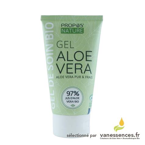 Gel à l Aloe Vera bio pur jus natif frais