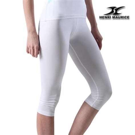 Compression Capri Pants Women Cg White Ourunderwear