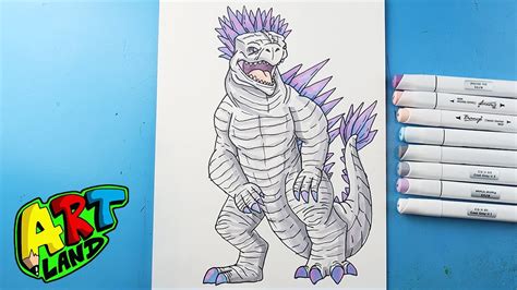 How To Draw Shimo Standing Godzilla X Kong Youtube