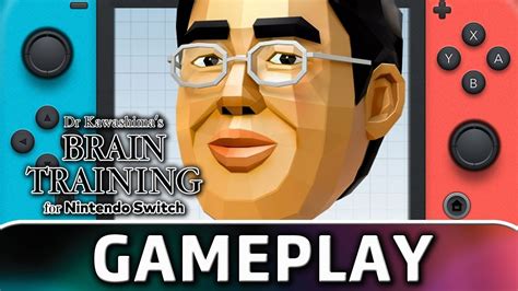 Dr Kawashimas Brain Training For Nintendo Switch Quick Play Gameplay