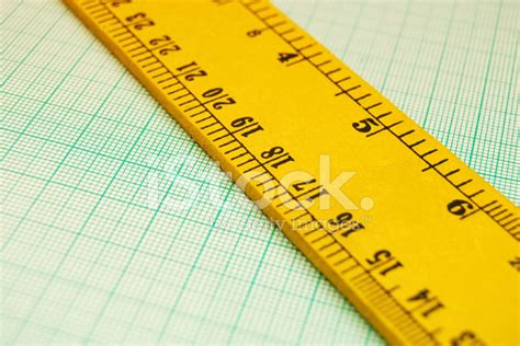 Wooden Ruler on A Graph Paper Stock Photos - FreeImages.com