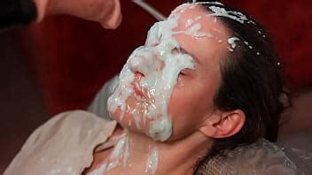 Recopilación de bukkake con semen FALSO casero XVIDEOS