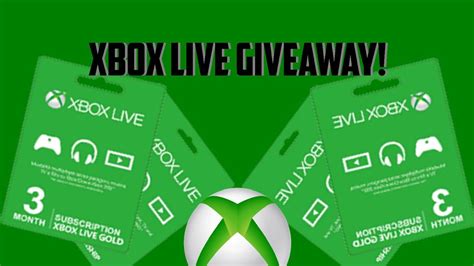 Xbox Live Gold Giveaway 2017 1000 Subs Xbox Live Code Giveaway Free Xbox Live Gold 2017