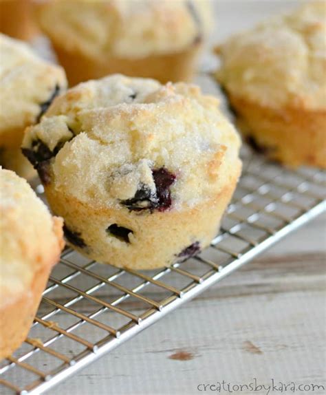 Sour Cream Blueberry Muffins Creations By Kara