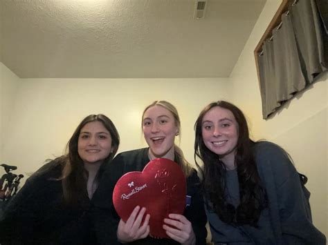 Hot Takes Addi Stueve With Guests Rylee Craig And Nadia Karim Sample Valentines Day Chocolate