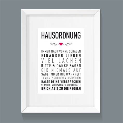 Poster Hausordnung Mit Familien Regeln Wandkunst Zusammen Etsyde