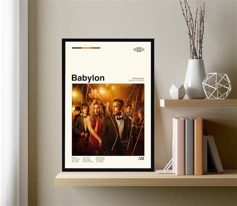 Babylon Movie Poster, Babylon Poster, Movie Poster, Retro Movie Poster, Minimalist Art ...