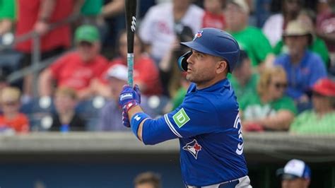 Canadas Joey Votto Homers In 1st Game With Blue Jays Helping Club To Pre Season Tie Cbc Sports