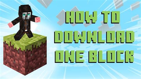 How to Download ONE BLOCK on MINECRAFT BEDROCK EDITION (Version 1.19) - YouTube