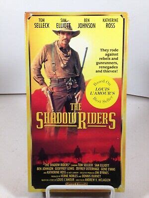 Vhs Tape The Shadow Riders Tom Selleck Sam Elliott Ben Johnson Ebay