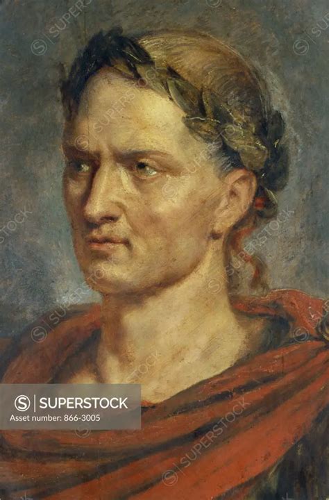 Julius Caesar C1625 Peter Paul Rubens 1577 1640flemish Oil On Wood