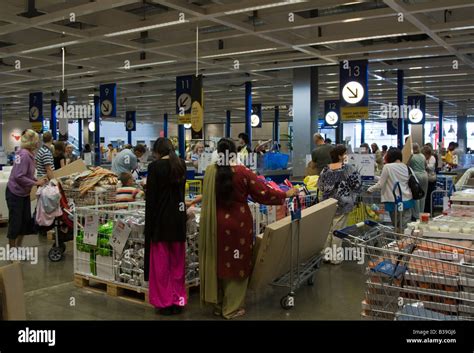 Ikea Checkout - Milton Keynes - Buckinghamshire Stock Photo, Royalty ...