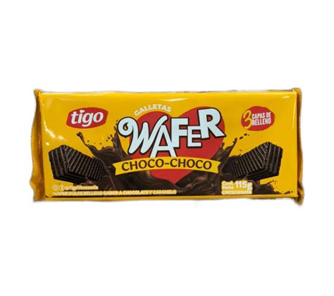 WAFER CHOCO CHOCO 115GR TIGO Mi Bodega Express