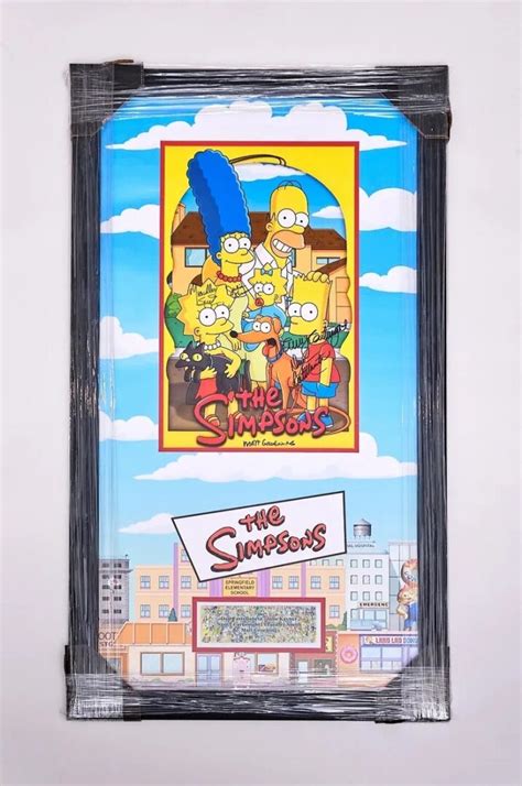 Framed The Simpsons Cast Signed Mini Poster Yourpremiermemorabilia