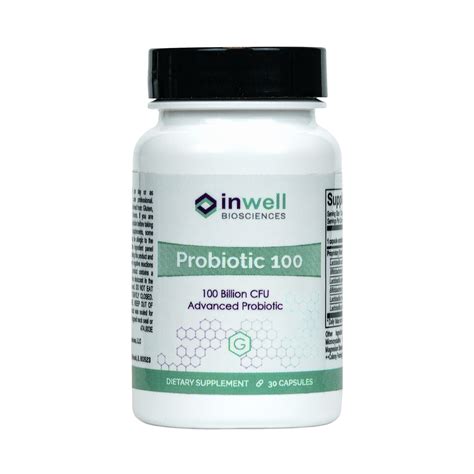 Probiotic 100 Inwell Biosciences