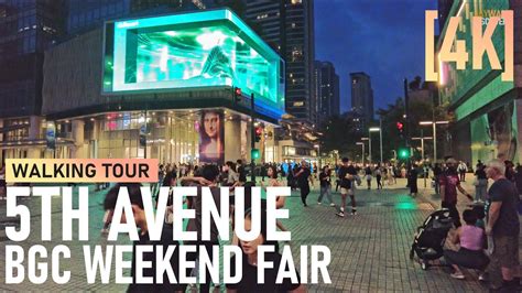 Th Avenue Bgc Weekend Fair My Street High Street Walk Tour Youtube