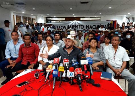 Movimiento Nacional Campesino Anuncia Paro Nacional En Contra Del